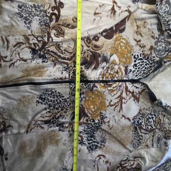 Arvanti Light Hoody Gold Floral Beaded 1XL - Picture 4 of 11